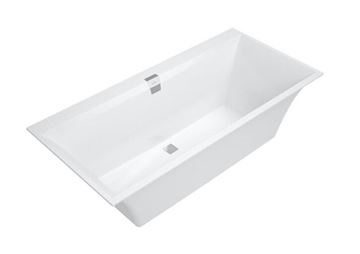 VILLEROY & BOCH SQUARO EDGE 12 vaňa 160x75 cm, pre 2 osoby, s nožičkami, quaryl UBQ160SQE2DV-01 Obrázek - fotka