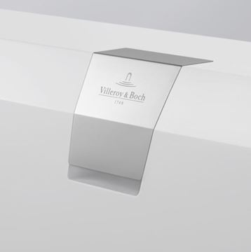 VILLEROY & BOCH SQUARO EDGE 12 vaňa 160x75 cm, pre 2 osoby, s nožičkami, quaryl UBQ160SQE2DV-01 Obrázek - fotka