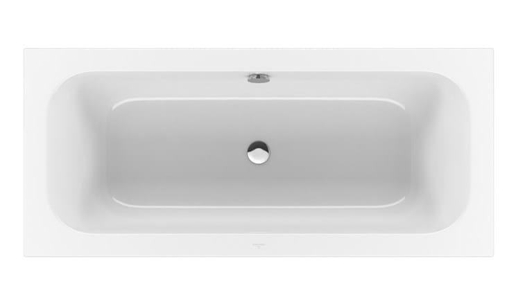 VILLEROY & BOCH LOOP & FRIENDS vaňa 180x80 cm, pre 2 osoby, bez nožičiek, akrylát UBA180LFS2V-01 Obrázek - Hlavní obrázek