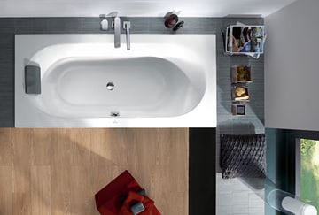 VILLEROY & BOCH LOOP & FRIENDS vaňa 180x80 cm, pre 2 osoby, bez nožičiek, akrylát UBA180LFO2V-01 Obrázek - fotka