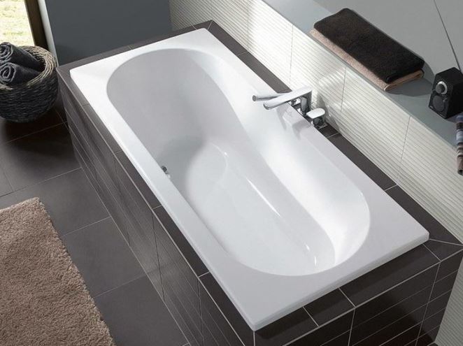 VILLEROY & BOCH LOOP & FRIENDS vaňa 180x80 cm, pre 2 osoby, bez nožičiek, akrylát UBA180LFO2V-01 Obrázek - fotka