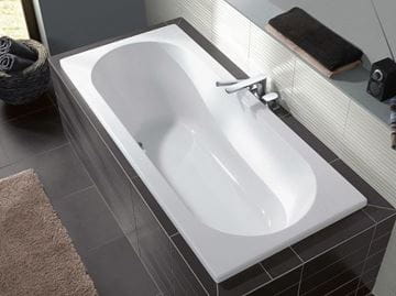VILLEROY & BOCH LOOP & FRIENDS vaňa 180x80 cm, pre 2 osoby, bez nožičiek, akrylát UBA180LFO2V-01 Obrázek - fotka