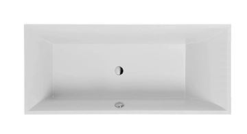 VILLEROY & BOCH SQUARO vaňa 170x75 cm, pre 2 osoby, s nožičkami, quaryl