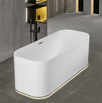 VILLEROY & BOCH FINION voľne stojaca vaňa 170x70 cm, pre 2 osoby, Emotion, quaryl UBQ177FIN7A100V101 Obrázek - fotka