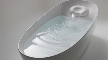 TOTO FLOTATION TUB voľne stojaca vaňa 220x105 cm, hydromasážna, LED osvetlenie, kompozit PJYD2200PWEE#GW Obrázek - fotka