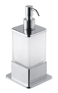 BEMETA PLAZA dávkovač tekutého mydla 200 ml, sklo, chróm