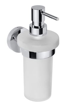BEMETA OMEGA dávkovač tekutého mydla 230 ml, nástenný, sklo, chróm