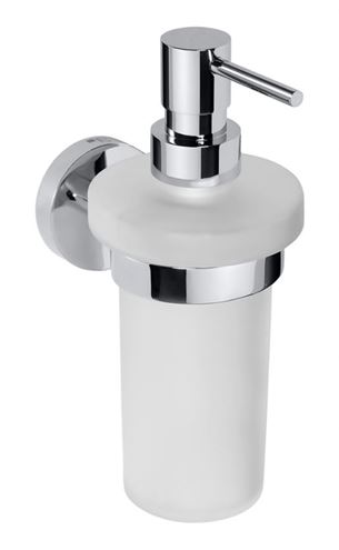 BEMETA OMEGA dávkovač tekutého mydla 230 ml, nástenný, sklo, chróm 104109017 Obrázek - Hlavní obrázek
