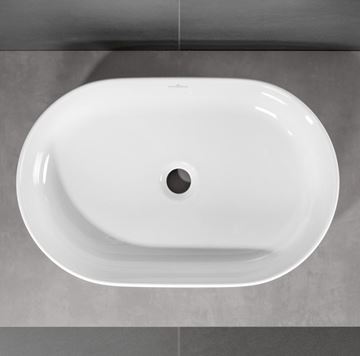 VILLEROY & BOCH COLLARO umývadlo na dosku 56 cm, bez prepadu, alpská biela 4A195601 Obrázek - fotka