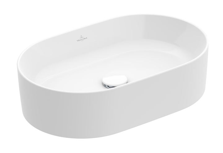 VILLEROY & BOCH COLLARO umývadlo na dosku 56 cm, bez prepadu, alpská biela 4A195601 Obrázek - Hlavní obrázek