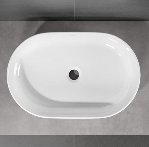 VILLEROY & BOCH COLLARO umývadlo na dosku 56 cm, bez prepadu, CeramicPlus, alpská biela 4A1956R1 Obrázek - fotka