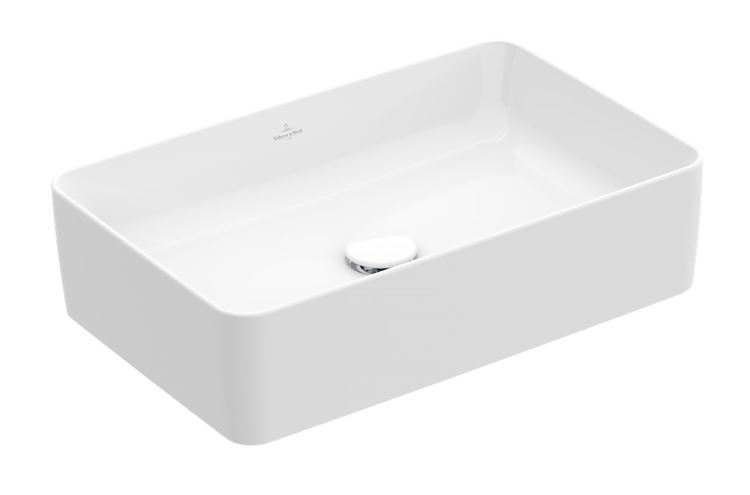 VILLEROY & BOCH COLLARO umývadlo na dosku 56 cm, bez prepadu, CeramicPlus, alpská biela 4A2056R1 Obrázek - Hlavní obrázek