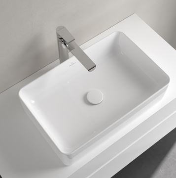 VILLEROY & BOCH COLLARO umývadlo na dosku 56 cm, bez prepadu, CeramicPlus, alpská biela 4A2056R1 Obrázek - fotka