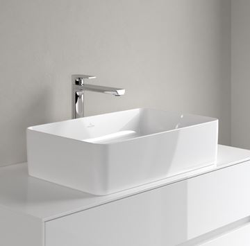 VILLEROY & BOCH COLLARO umývadlo na dosku 56 cm, bez prepadu, CeramicPlus, alpská biela 4A2056R1 Obrázek - fotka