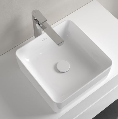 VILLEROY & BOCH COLLARO umývadlo na dosku 38 cm, bez prepadu, alpská biela 4A213801 Obrázek - fotka