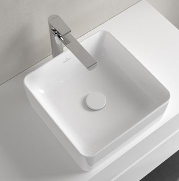 VILLEROY & BOCH COLLARO umývadlo na dosku 38 cm, bez prepadu, alpská biela 4A213801 Obrázek - fotka