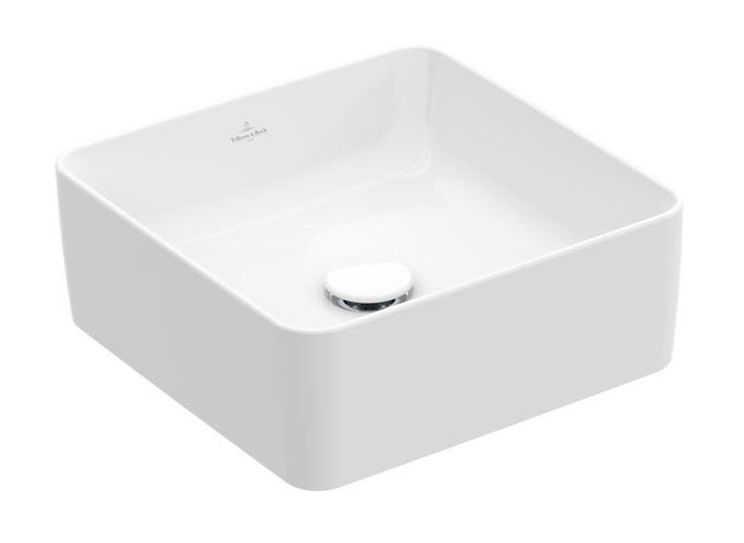 VILLEROY & BOCH COLLARO umývadlo na dosku 38 cm, bez prepadu, alpská biela 4A213801 Obrázek - Hlavní obrázek