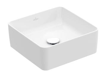 VILLEROY & BOCH COLLARO umývadlo na dosku 38 cm, bez prepadu, CeramicPlus, alpská biela