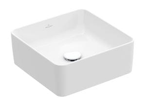 VILLEROY & BOCH COLLARO umývadlo na dosku 38 cm, bez prepadu, CeramicPlus, alpská biela