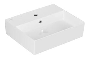 VILLEROY & BOCH MEMENTO 2.0 umývadlo 50 cm, s otvorom pre batériu a prepadom, brúsené, alpská biela