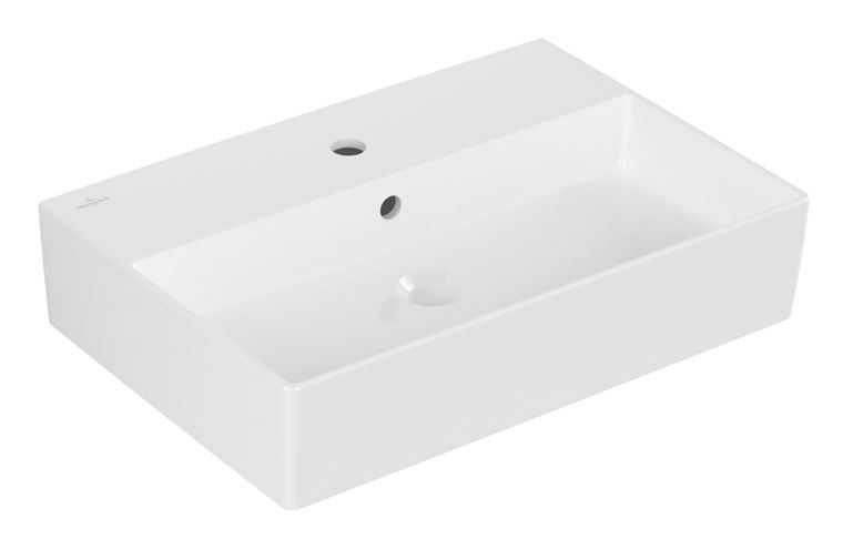 VILLEROY & BOCH MEMENTO 2.0 umývadlo 60 cm, s otvorom pre batériu a prepadom, brúsené, alpská biela 4A226G01 Obrázek - Hlavní obrázek