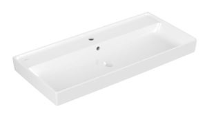 VILLEROY & BOCH COLLARO umývadlo 100 cm, s otvorom pre batériu a prepadom, CeramicPlus, brúsené, alpská biela