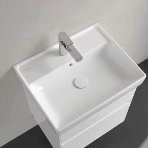 VILLEROY & BOCH COLLARO umývadlo 55 cm, s otvorom pre batériu a prepadom, alpská biela 4A335501 Obrázek - fotka