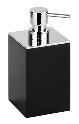 BEMETA GAMMA dávkovač tekutého mydla 200 ml, polyresín, chróm/matná čierna 145609310 Obrázek - Hlavní obrázek