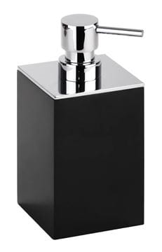 BEMETA GAMMA dávkovač tekutého mydla 200 ml, polyresín, chróm/matná čierna