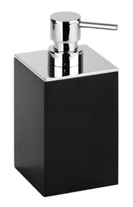 BEMETA GAMMA dávkovač tekutého mydla 200 ml, polyresín, chróm/matná čierna