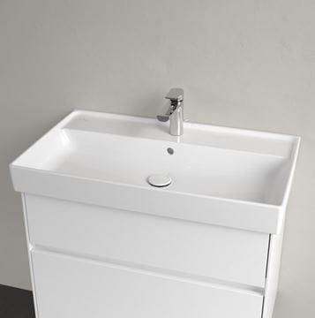 VILLEROY & BOCH COLLARO umývadlo 80 cm, s otvorom pre batériu a prepadom, alpská biela 4A338001 Obrázek - fotka