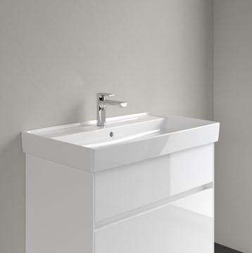 VILLEROY & BOCH COLLARO umývadlo 80 cm, s otvorom pre batériu a prepadom, CeramicPlus, alpská biela 4A3380R1 Obrázek - fotka