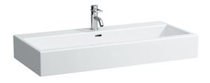 LAUFEN LIVING CITY umývadlo 100 cm, s otvorom pre batériu a prepadom