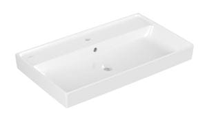VILLEROY & BOCH COLLARO umývadlo 80 cm, s otvorom pre batériu a prepadom, brúsené, alpská biela