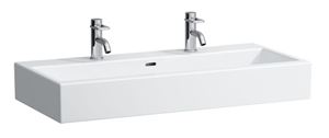 LAUFEN LIVING CITY umývadlo 100 cm, s 2 otvormi pre batérie a prepadom
