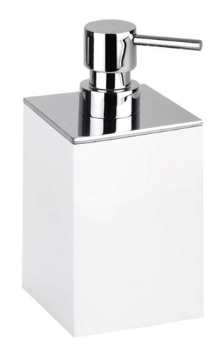 BEMETA GAMMA dávkovač tekutého mydla 200 ml, polyresín, chróm/matná biela 145709314 Obrázek - Hlavní obrázek