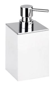 BEMETA GAMMA dávkovač tekutého mydla 200 ml, polyresín, chróm/matná biela