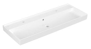 VILLEROY & BOCH COLLARO umývadlo 120 cm, s 2 otvormi pre batérie a prepadom