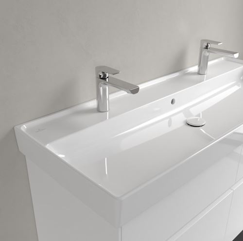 VILLEROY & BOCH COLLARO umývadlo 120 cm, s 2 otvormi pre batérie a prepadom, CeramicPlus 4A33C4R1 Obrázek - fotka