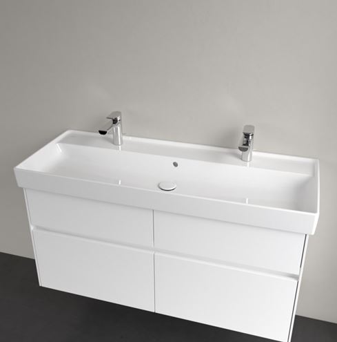 VILLEROY & BOCH COLLARO umývadlo 120 cm, s 2 otvormi pre batérie a prepadom, CeramicPlus 4A33C4R1 Obrázek - fotka