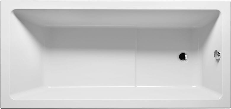 RIHO LUSSO PLUS vaňa 170x80 cm, bez nožičiek, akrylát B006001005 Obrázek - Hlavní obrázek
