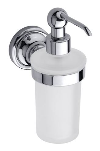 BEMETA RETRO dávkovač tekutého mydla 230 ml, nástenná, sklo, chróm 144309012 Obrázek - Hlavní obrázek