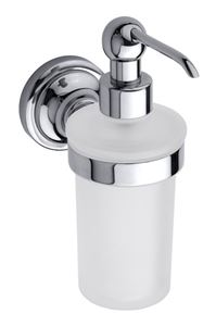 BEMETA RETRO dávkovač tekutého mydla 230 ml, nástenná, sklo, chróm