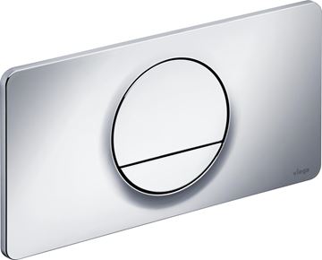 VIEGA VISIGN FOR STYLE 13 8333.1 ovládacie tlačidlo pre dve splachovania, plast, chróm
