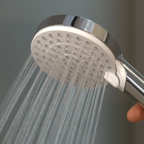HANSGROHE CROMETTA VARIO 2JET ručná sprcha pr. 100 mm, 2 prúdy, Green, biela/chróm 26336400 Obrázek - fotka