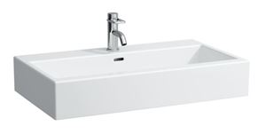 LAUFEN LIVING CITY umývadlo 80 cm, s otvorom pre batériu a prepadom