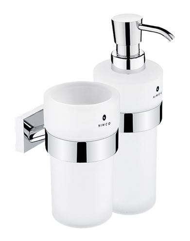 NIMCO KEIRA dávkovač tekutého mydla 250 ml s pohárikom, nástenný, chróm KE 2205831W-26 Obrázek - Hlavní obrázek