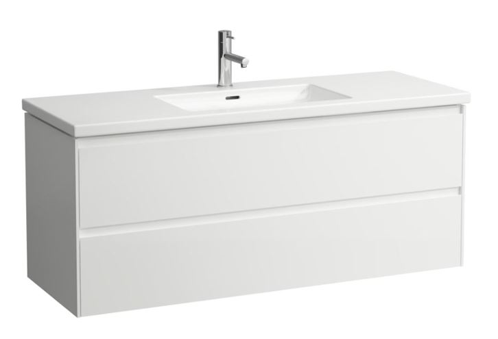 LAUFEN LIVING SQUARE umývadlo 130 cm, s prepadom H8164350001091 Obrázek - fotka