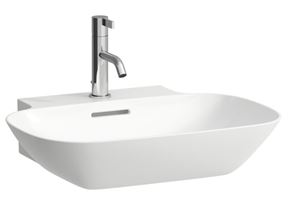 LAUFEN INO umývadlo 56 cm, s otvorom pre batériu a prepadom