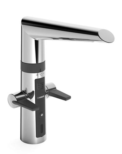 HANSA FIT HYBRID drezová senzorová batéria, napájanie zo siete, chróm 65232213 Obrázek - Hlavní obrázek
